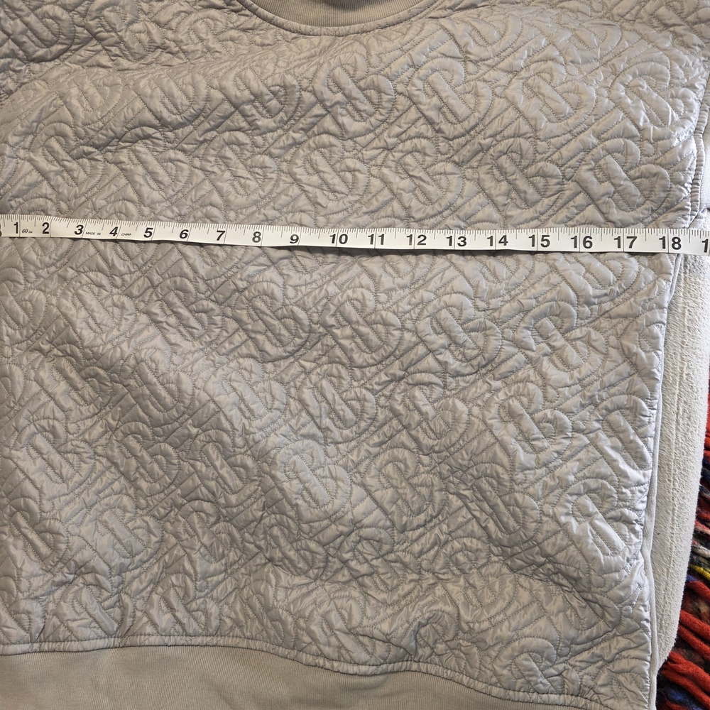 Burberry Quilted Monogram Tracksuit Set Quilt Gray Small Womans - Picture 13 of 16